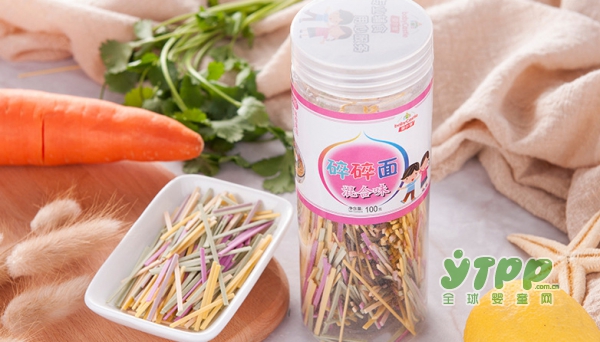 宝宝可以吃成人面条吗   婴尔堡混合味碎碎面荤素搭配•营养更全面
