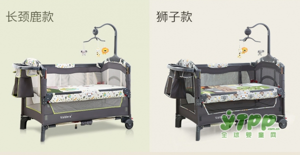 valdera便携式可折叠婴儿床   一床多用可睡可玩•实现科学育儿