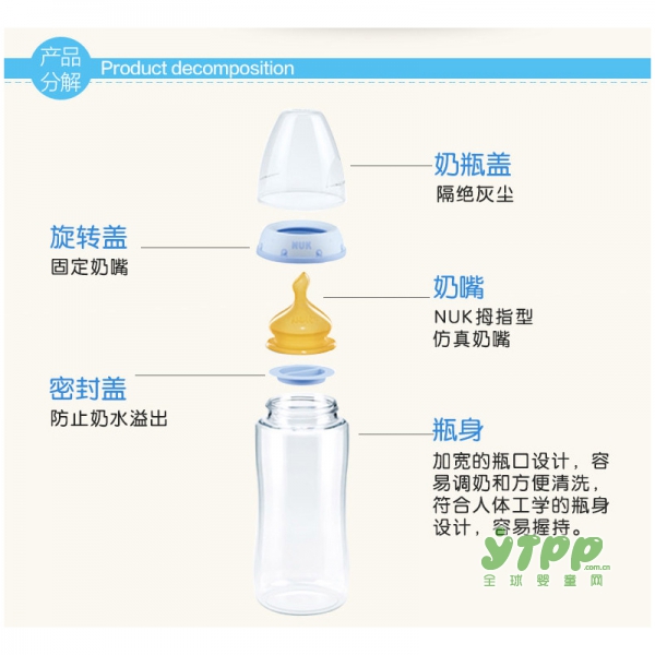 宝宝喝奶费力、胀气腹痛？ nuk新生儿防胀气奶瓶帮你解决