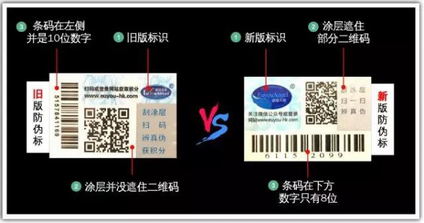 欧优天使产品防伪声明：请大家一定要辨别清楚