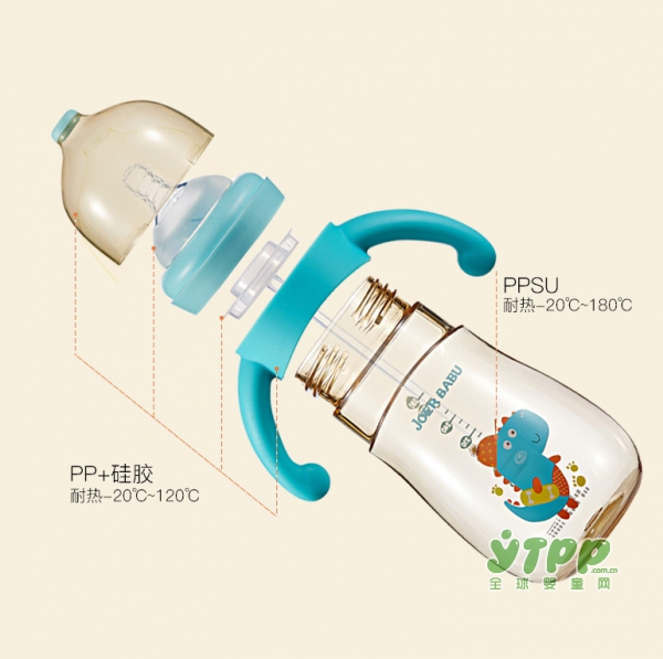 小袋鼠巴布PPSU宽口径防胀气奶瓶   科学防呛•让宝宝爱上喝奶
