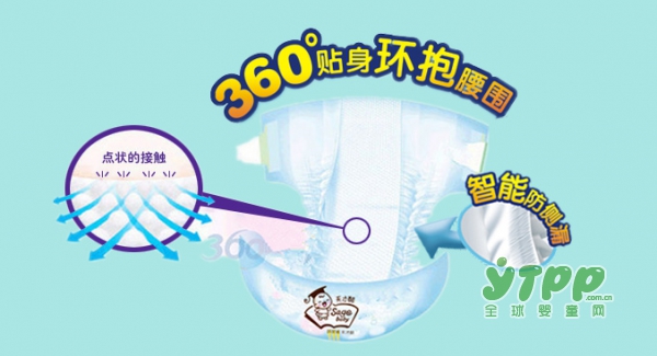 岭南宝贝医药级六护纸尿裤 安全舒适草本护理