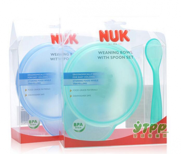 辅食训练期宝宝用什么牌子塑料碗勺好 推荐进口NUK宝宝碗勺餐具套装