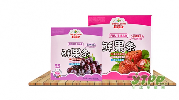 婴尔堡鲜果条还原水果原味  带来细致营养呵护