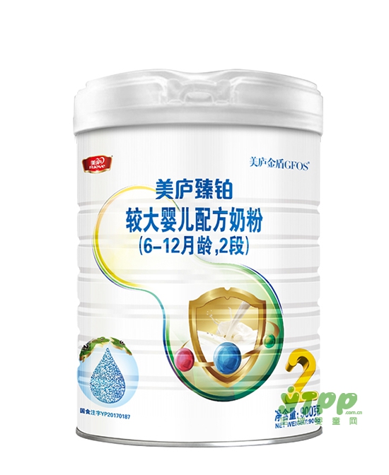 美庐臻铂幼儿配方奶粉：OPO+适度水解蛋白配方  好消化更好吸收