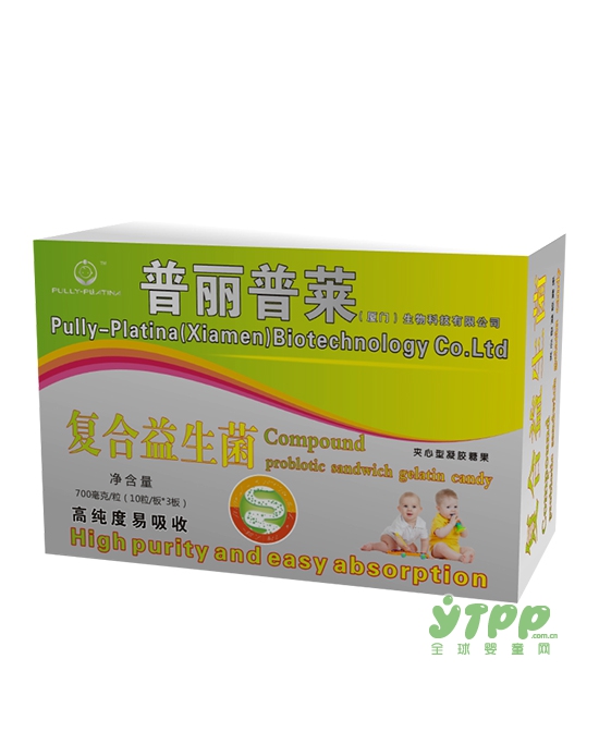 PULLY PLATINA凝胶糖果-益生菌 呵护宝宝健康成长