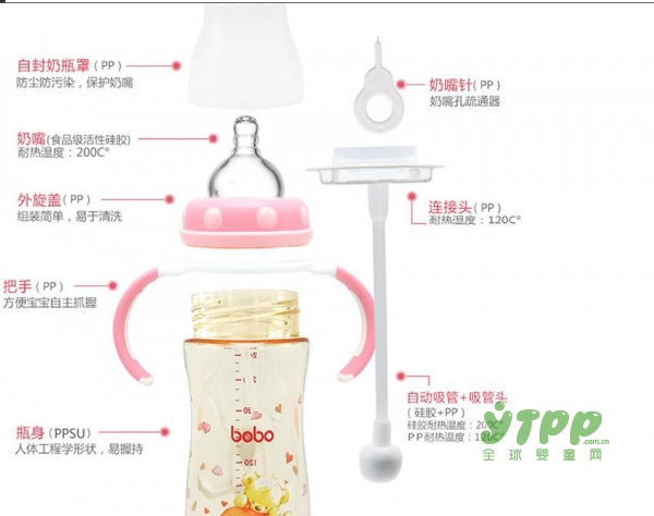 市面上奶瓶种类众多 bobo品牌PPSU奶瓶怎么样