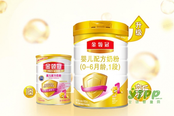 伊利金领冠婴儿配方奶粉   为宝宝打造自身免疫力