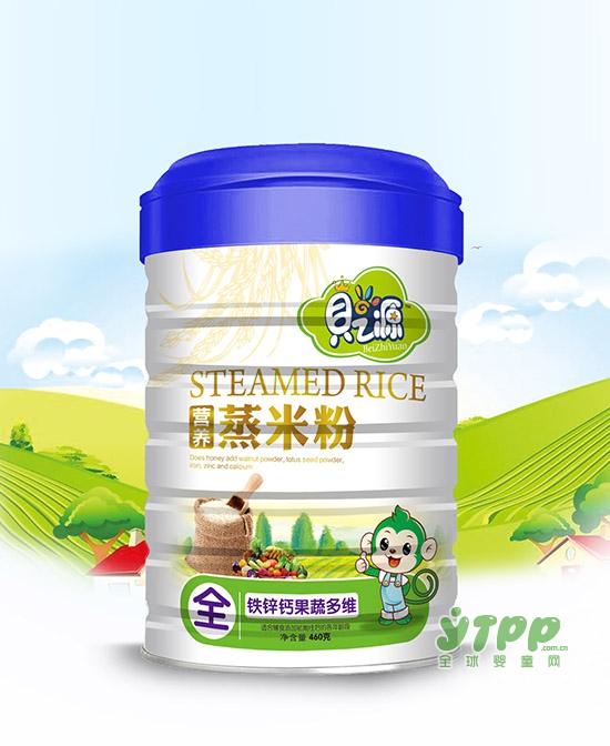 贝之源蒸米粉系列   口味纯正•营养易吸收
