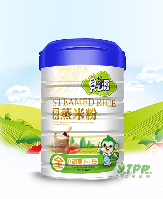 贝之源蒸米粉系列   口味纯正•营养易吸收