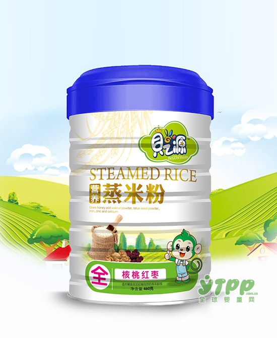 贝之源蒸米粉系列   口味纯正•营养易吸收