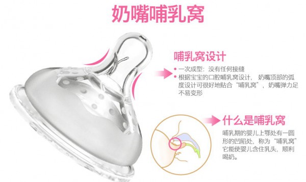 小白熊ppsu宝宝奶瓶 新生儿宽口径奶瓶