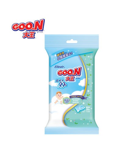大王GOO.N婴儿护肤柔湿巾 天然呵护宝宝肌肤健康