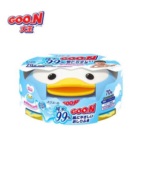 大王GOO.N婴儿护肤柔湿巾 天然呵护宝宝肌肤健康