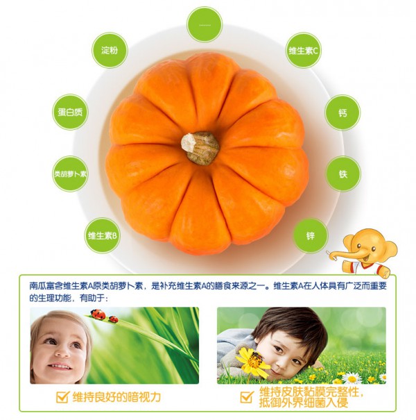 喜宝HiPP婴幼儿南瓜奶米粉    科学搭配营养更丰富