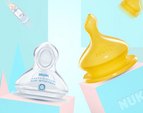 NUK安抚奶嘴 超软婴儿宽口径硅胶奶嘴