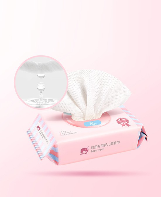 婴儿湿巾有什么作用？红色小象婴儿湿巾 让宝宝远离红屁屁
