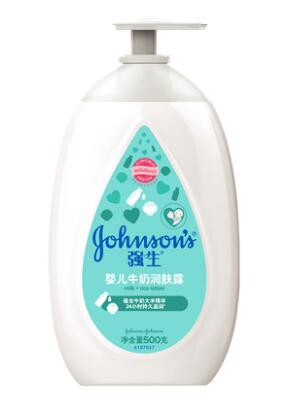 强生婴儿宝宝牛奶身体乳润肤露   温和亲肤·双倍牛奶滋养水润不黏腻