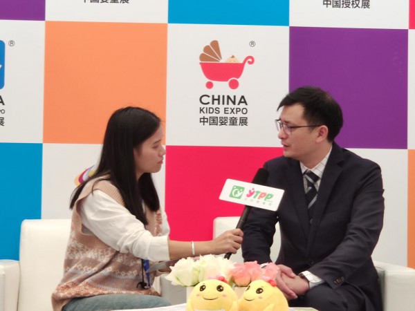 CTE中国玩具展：全球婴童网记者专访江苏明德玩具股份有限公司副总经理—倪锋