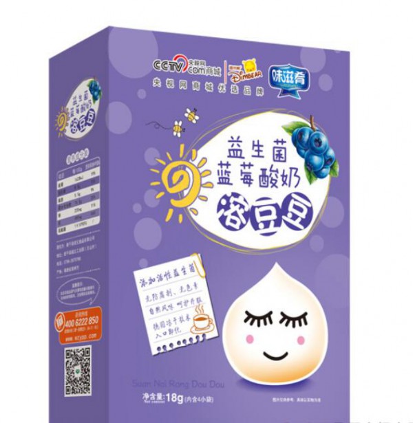 味滋肴益生菌溶豆豆 自然美味好吸收