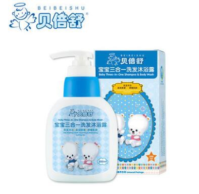 贝倍舒宝宝洗发沐浴滋润多合一   温和配方·护发护肤健康舒爽