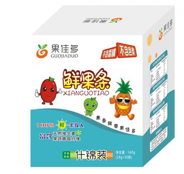果佳多鲜果条好吃又营养  宝宝零食好选择