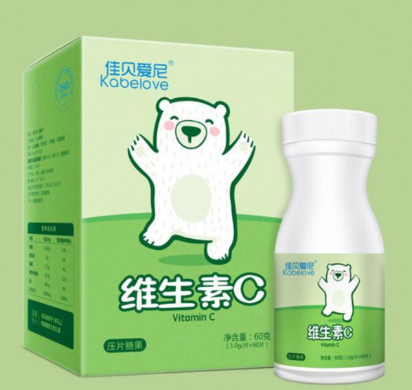 优选佳贝爱尼维生素C压片糖果  关爱宝宝健康成长