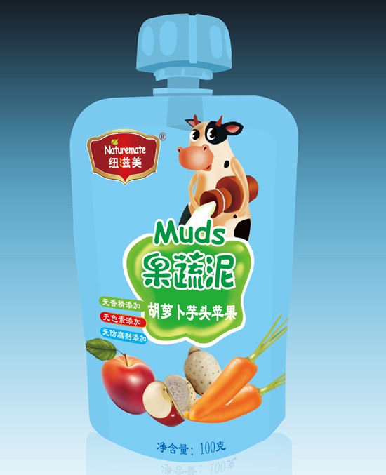 纽滋美果蔬泥多种新鲜水果  为宝宝补充每日所需营养成分
