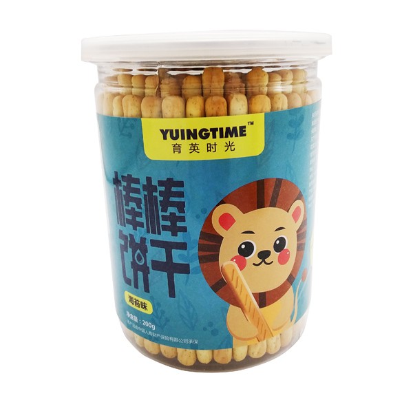 育英时光棒棒饼干三种口味低敏配方  口感酥脆·畅享美味