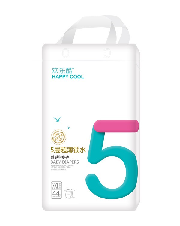 欢乐酷酷感学步裤  5层超薄锁水的设计·让亲肤表层保持干爽如初