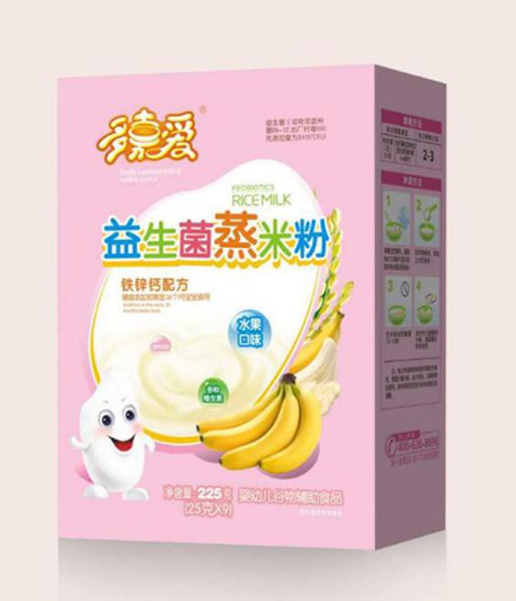多嘉爱益生菌蒸米粉四大配方，多种营养，好吃又美味