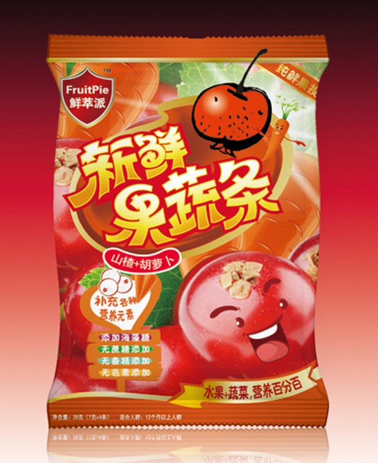 鲜萃派新鲜果蔬条风味独特·保留果蔬风味 呵护宝宝成长