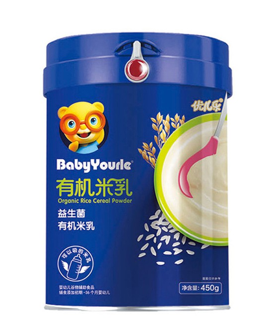 优儿乐益生菌有机米乳营养天然·品质过硬 关注宝宝辅食健康
