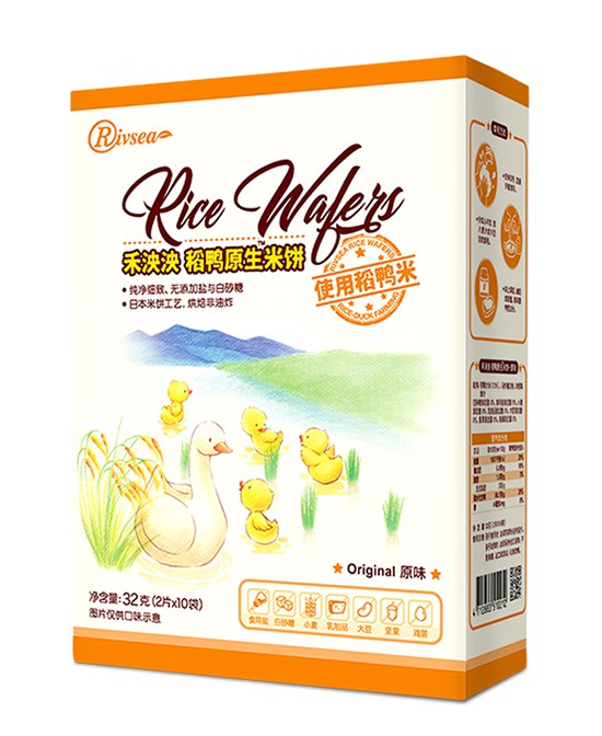 禾泱泱稻鸭原生米饼营养天然又好吃 让宝宝的美味与营养兼得