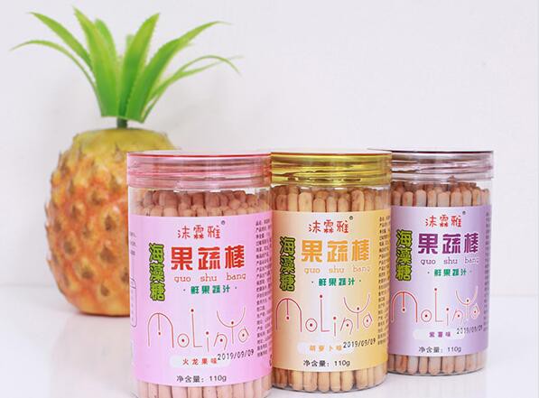沫霖雅海藻糖果蔬棒  好吃美味· 酥脆可口有营养