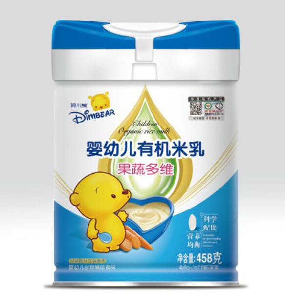迪米熊有机米乳，粉质细腻柔滑，口感香醇