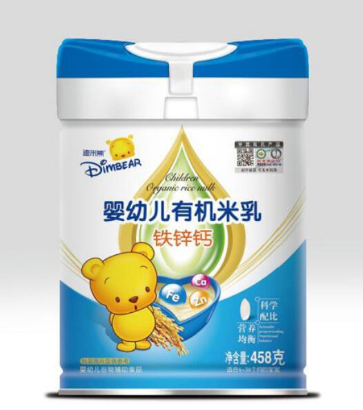 迪米熊有机米乳，粉质细腻柔滑，口感香醇