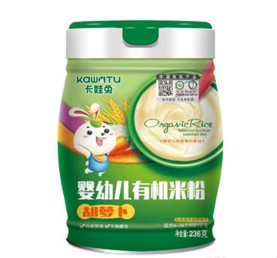卡娃兔有机米粉新品上市 营养健康安全更加适合宝宝体质