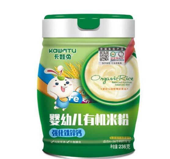 卡娃兔有机米粉新品上市 营养健康安全更加适合宝宝体质
