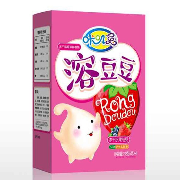 咔叽兔水果酸奶溶豆豆既营养又美味，入口即化