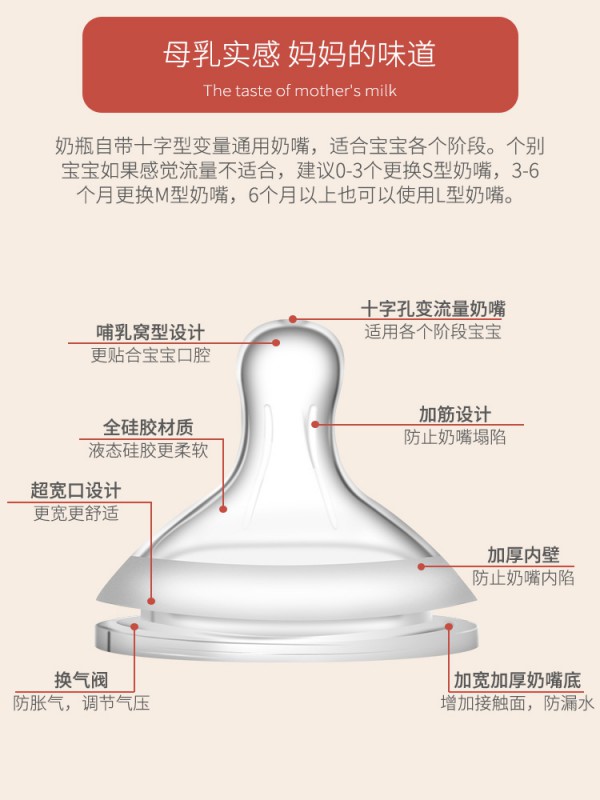 圣迦宝贝玻璃奶瓶 耐高温防爆防胀气宽口径新生婴儿奶瓶