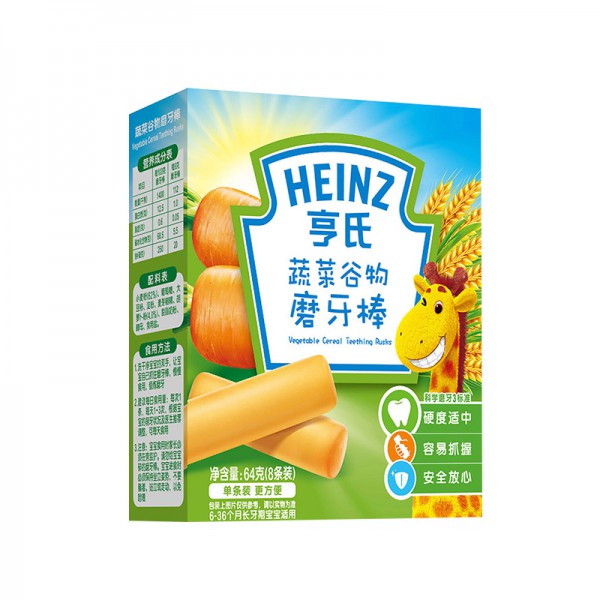 亨氏儿童磨牙棒 万千妈妈的选择