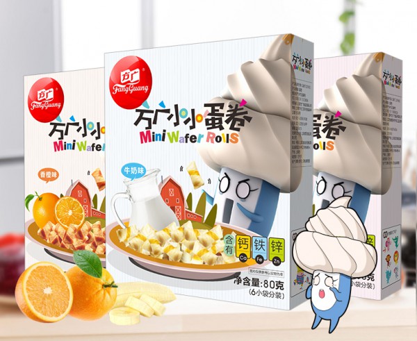 方广儿童迷你夹心小蛋酥零食   酥脆可口均衡营养