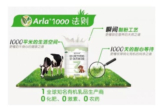 Arla宝贝与我进口有机奶粉“1000法则”   丹麦皇室御用品牌