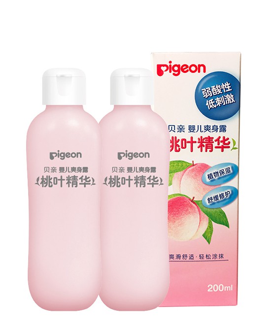 贝亲婴儿爽身露植物保湿温柔呵护宝宝肌肤