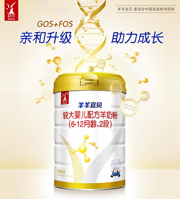 羊羊100宜贝婴幼儿配方羊奶粉   揭秘喝奶粉不易上火的秘籍