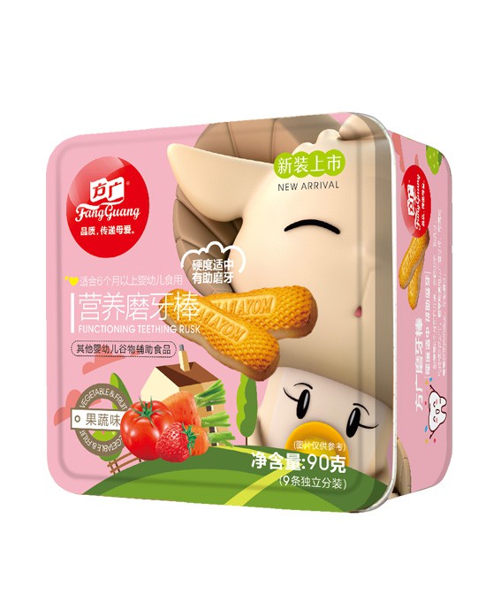 磨牙棒在宝宝几个月的时候可以吃 方广果蔬味营养磨牙棒给宝宝提供丰富营养