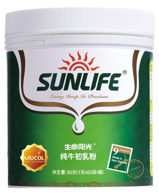 生命阳光牛初乳 品质值得信赖