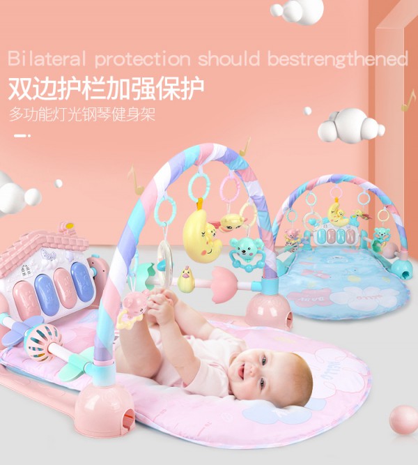婴儿健身架有必要买吗  图图鱼新生儿宝宝多功能灯光钢琴身架宝宝成长好伴侣