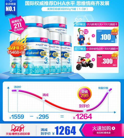 618母婴好物剁手推荐  美赞臣618重磅惊喜•50万天猫超卡疯狂送